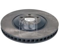 2X Febi 199277 Front Brake Discs Pair 375mm Vented Fits Audi VW A4 A5