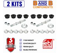 2x FEBI 27262 Front Anti Roll Bar Drop Links Toyota Yaris Vitz Verso 98mm A5674