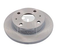 2x Febi 28322 Front Brake Discs Pair 211mm Solid Fits Daihatsu Perodua