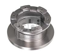 2X Febi 29161 Rear Brake Discs Pair 306mm Solid Fits Iveco Daily