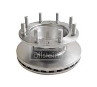 2X Febi 29162 Front Brake Discs Pair 377mm Vented Fits Iveco Eurocargo