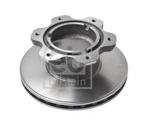 2X Febi 29169 Rear Brake Discs Pair 304mm Vented Fits Mercedes T2 Ln1