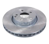 2X Febi 30551 Front Brake Discs Pair 322mm Vented Fits Mercedes C-Class
