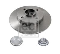 2X Febi 32782 Rear Brake Discs Pair 248mm Solid Fits Citroën Ds Opel Cc