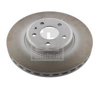 2X Febi 36232 Front Brake Discs Pair 314mm Vented Fits Audi A4 A4l A5