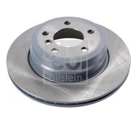 2X Febi 36386 Rear Brake Discs Pair 320mm Vented Fits Bmw X5 X6