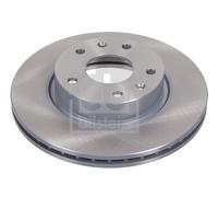 2X Febi 43829 Front Brake Discs Pair 277mm Vented Fits Land Rover