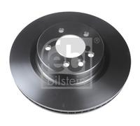 2X Febi 43848 Front Brake Discs Pair 337mm Vented Fits Land Rover Range