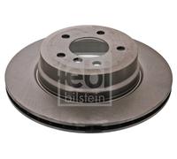 2X Febi 43914 Rear Brake Discs Pair 324mm Vented Fits Bmw 1 Series