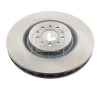 2X Febi 43972 Front Brake Discs Pair 330mm Vented Fits Alfa Romeo 147
