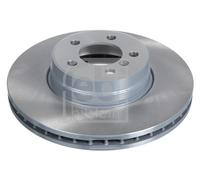 2X Febi 44026 Front Brake Discs Pair 344mm Vented Fits Land Rover Range