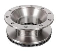 2X Febi Bilstein 101733 Front Brake Discs Pair 375mm Vented 1088133