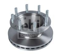 2X Febi Bilstein 104286 Rear Brake Discs Pair 377mm Vented 002992636