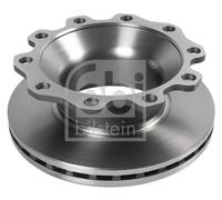 2X Febi Bilstein 104290 Rear Brake Discs Pair 430mm Vented 09267086
