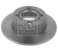 2X Febi Bilstein 11396 Rear Brake Discs Pair 245mm Solid Fits Audi 100