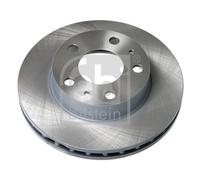 2x Febi Front Internally Vented Brake Disc For Citroën Fiat Opel Peugeot V