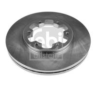 2x Febi Front Internally Vented Brake Disc For Ford Nissan Maverick Navara