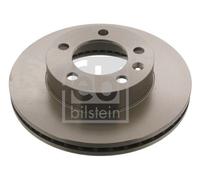 2x Febi Front Internally Vented Brake Disc For Nissan Opel Renault Vauxhal