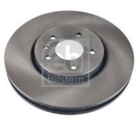 2x Febi Front Internally Vented Brake Disc For Opel Vauxhall Astra Astra H
