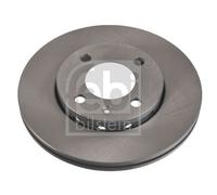 2x Febi Front Internally Vented Brake Disc For Seat Vw Arosa Lupo Polo Pol