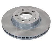 2x Febi Front Internally Vented Brake Disc For Volvo 740 940 960