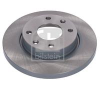 2x Febi Front Solid Brake Disc For Citroën Peugeot 206 206 Van 206+ 306 Xs