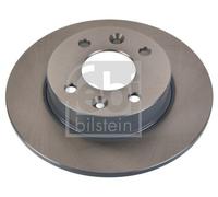 2x Febi Front Solid Brake Disc For Renault Clio Express Rapid Super 5 Twin