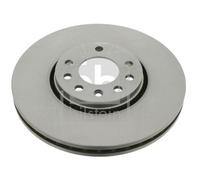 2x Febi Front Vented Brake Discs Fits Cadillac Opel Saab Vauxhall 9-3 9-5 Bls Si