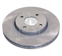 2x Febi Front Vented Brake Discs Fits Ford Fiesta 278mm