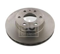 2x Febi Front Vented Brake Discs Fits Iveco Daily 300mm