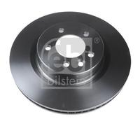 2x Febi Front Vented Brake Discs Fits Land Rover Discovery Range Rover Sport 337