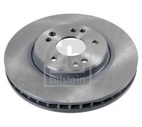 2x Febi Front Vented Brake Discs Fits Mercedes 124 190 E-class Sl 300mm