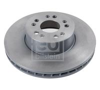2x Febi Front Vented Brake Discs Fits Mercedes S-class 320mm
