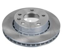 2x Febi Front Vented Brake Discs Fits Opel Vauxhall Carlton Omega 258mm