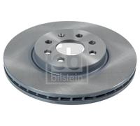 2x Febi Front Vented Brake Discs Fits Opel Vauxhall Combo Combo Tour Corsa Corsa