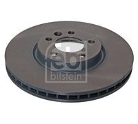 2x Febi Front Vented Brake Discs Fits Vw California Multivan Transporter Transpo