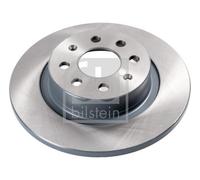 2x Febi Rear Solid Brake Disc For Abarth Fiat Opel Vauxhall Adam Grande Pu