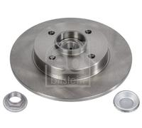 2x Febi Rear Solid Brake Discs Fits Citroën Ds Peugeot 308 308 Cc 308 Sw C4 Ds 4