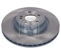2x Febi Rear Vented Brake Discs Fits Mercedes Gle Gls 345mm