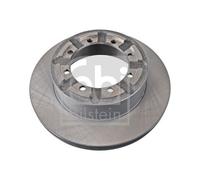 2x Febi Rear Vented Brake Discs Fits Nissan Renault Trucks Atleon Cabstar Mascot