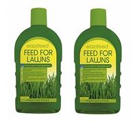2x Feed for Lawns Food Source for All Types of lawns and Grass, Promotes Thicker, Greener & Healthier looking lawns