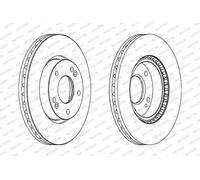 2x FERODO Brake Discs Front For Hyundai I30 Estate ix20 Tucson Coupe 2 Kia
