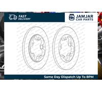 2x FERODO Brake Discs Rear For Ford Transit V363 Van Platform Chassis BUS