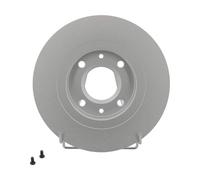 2x FERODO DDF1000C Brake Discs Front Fits Citroen C2 Enterprise C-Elysee C3 1