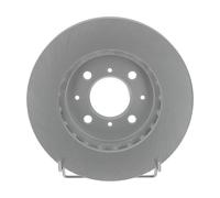 2x FERODO DDF1610C Brake Discs Front Axle Braking Vented Fits Honda Jazz 2