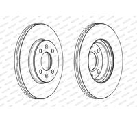 FERODO DDF2089C Brake disc