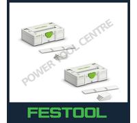 2x Festool 577808 Mini Systainer SYS3 S 76 To Fit New Organiser Rack
