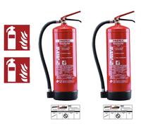 Fire extinguisher Protex SDE6 6l AB foam incl. bracket and plaque 21A = 6LE