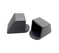 2x Fitness Equipment End Cap Durable Workout Rubber End Caps,30x30mm