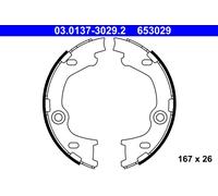 2x ✅Fits ATE 03.0137-3029.2 Brake Shoe Set, parking brake 03.0137-30 ⭐UK Seller⭐